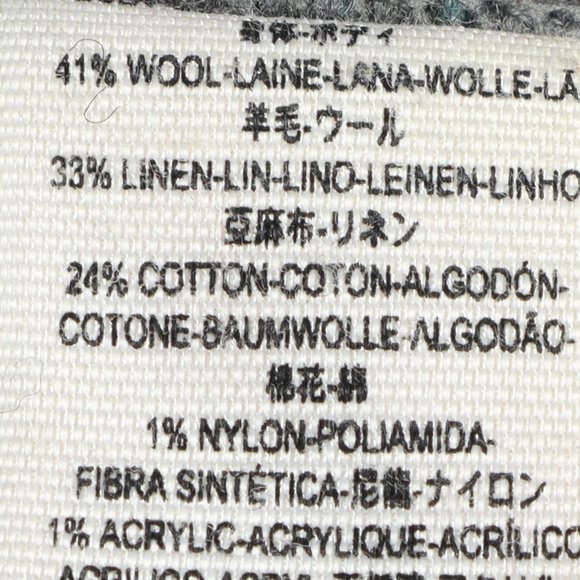 Free People β’ Fringe Boho WOOL Blend Poncho Sweater Duster Wrap Coat M-L - Picture 10 of 12